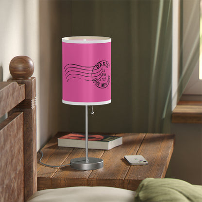 Pink Paris Inspired Lamp on a Stand, US|CA plug