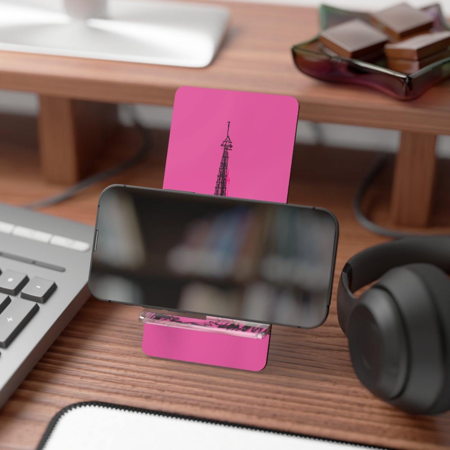 The Pink Paris Mobile Display Stand for Smartphones