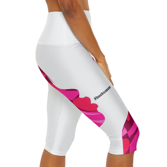 Capri Leggings for women Yogo or Races to Fight Cancer