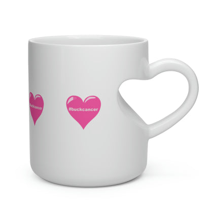 Heart Shape #Buckcancer Mug