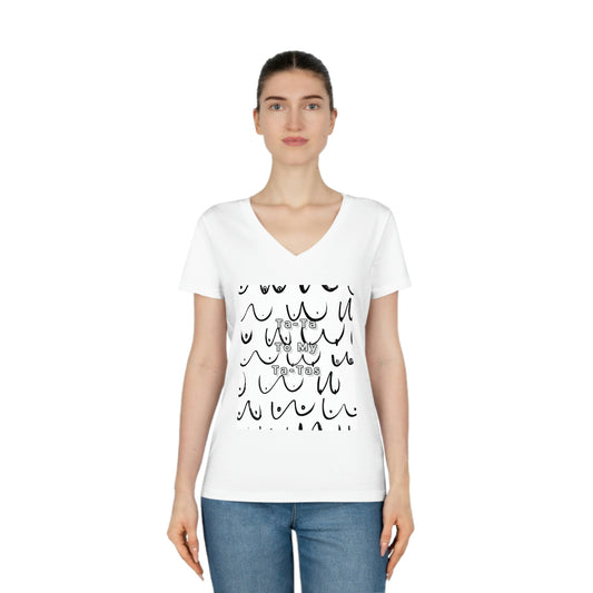 Day-of Mastectomy Surgery or Pre-Surgery Party V-Neck T-Shirt